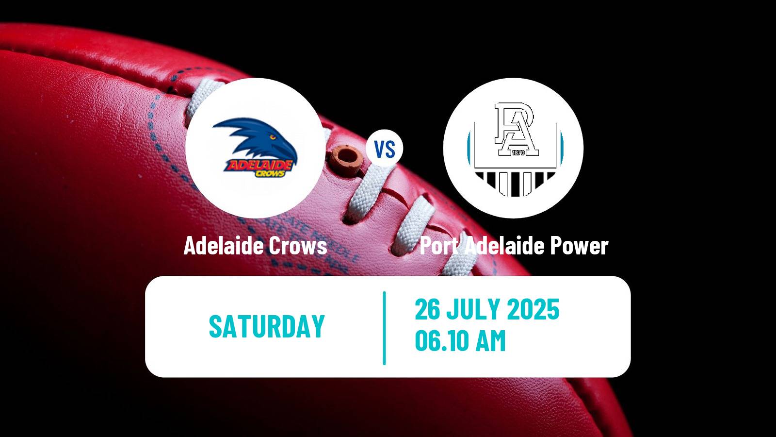 Aussie rules AFL Adelaide Crows - Port Adelaide Power