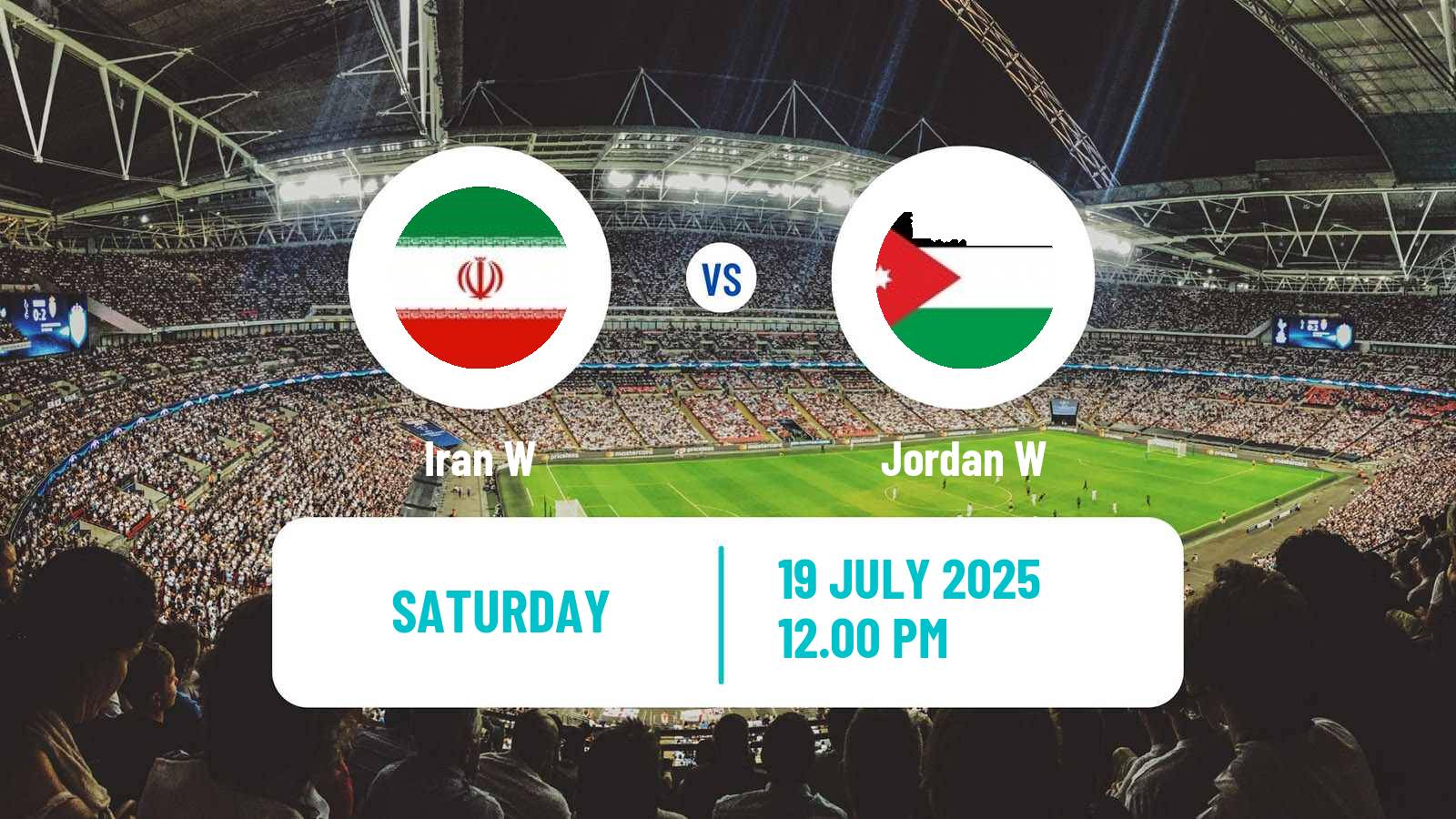 Soccer Asian Cup Women Iran W - Jordan W