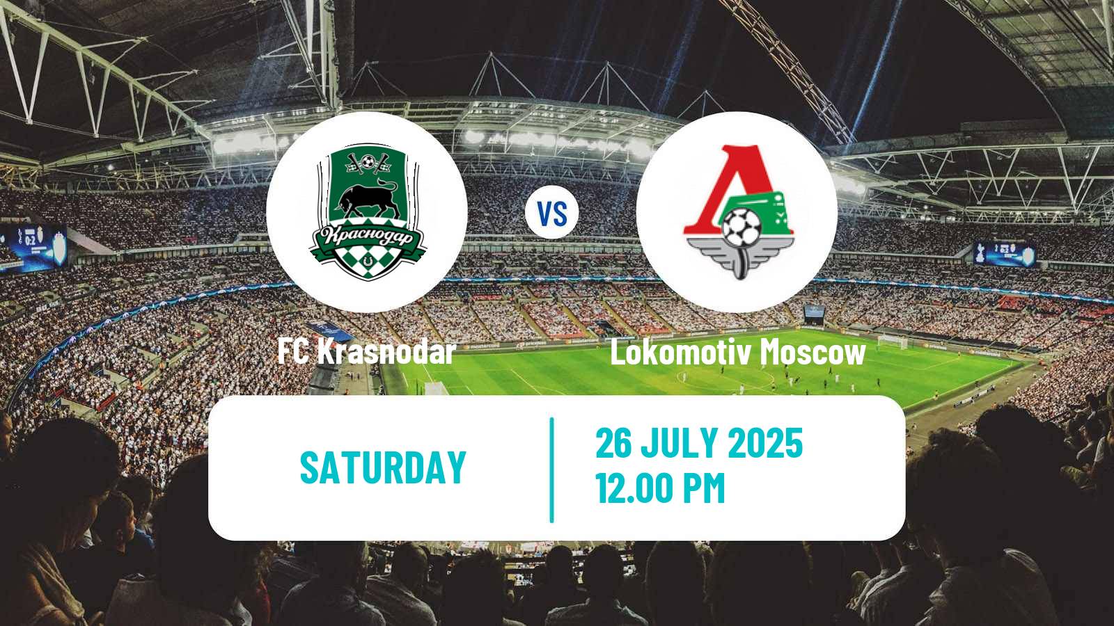 Soccer Russian Premier League Krasnodar - Lokomotiv Moscow