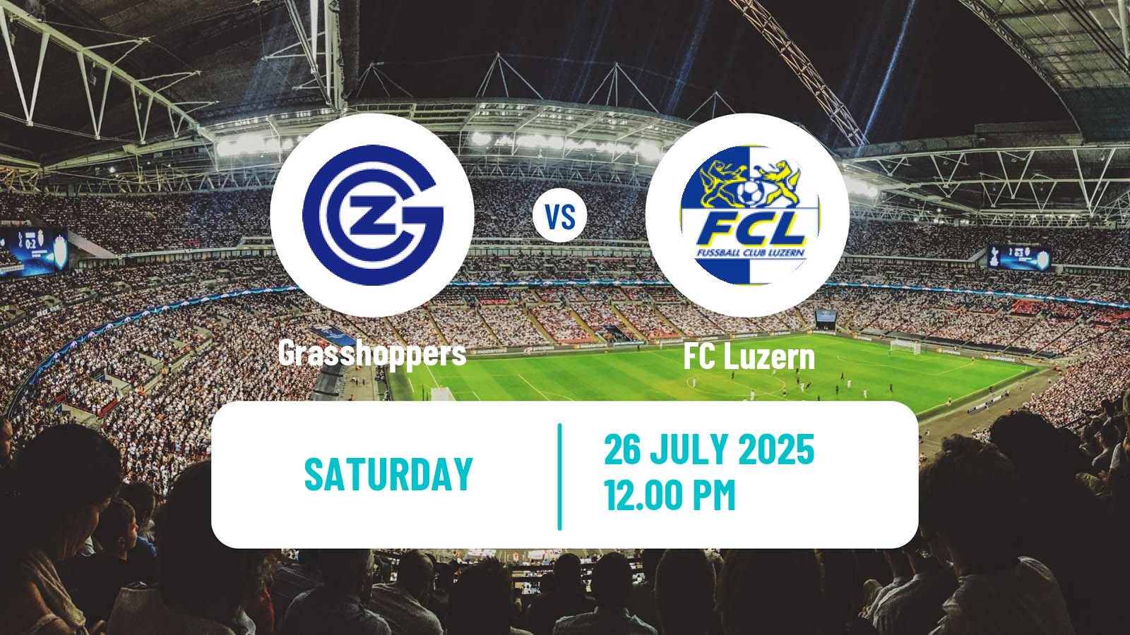 Soccer Swiss Super League Grasshoppers - Luzern