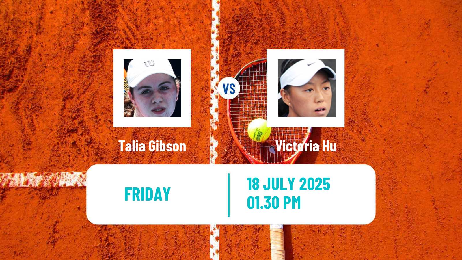 Tennis ITF W75 Granby Women Talia Gibson - Victoria Hu