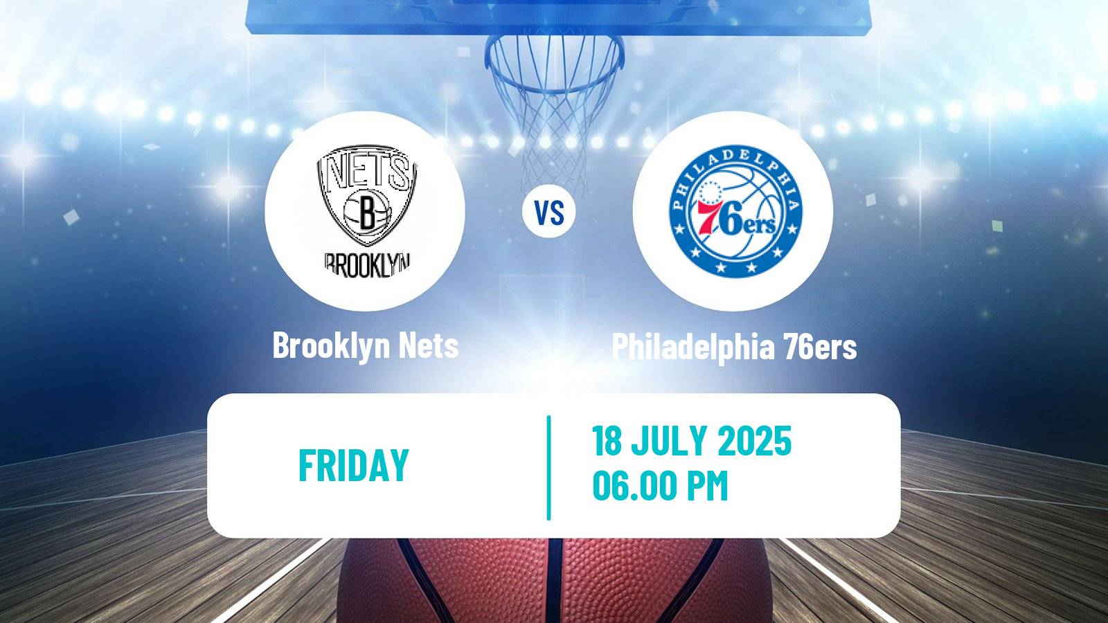 Basketball NBA Las Vegas Summer League Brooklyn Nets - Philadelphia 76ers