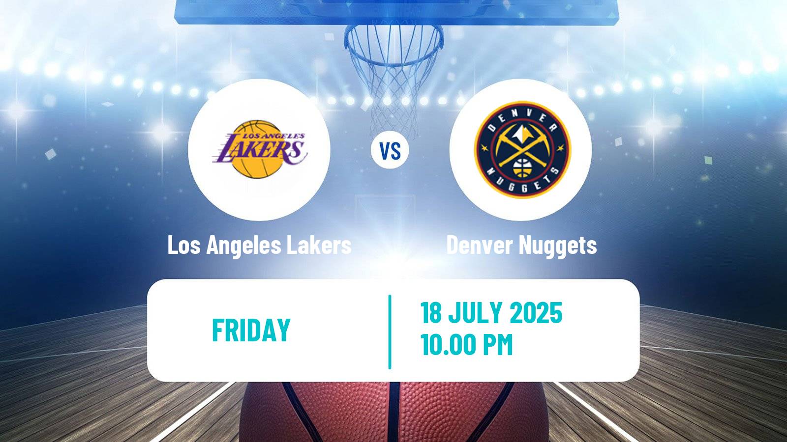 Basketball NBA Las Vegas Summer League Los Angeles Lakers - Denver Nuggets
