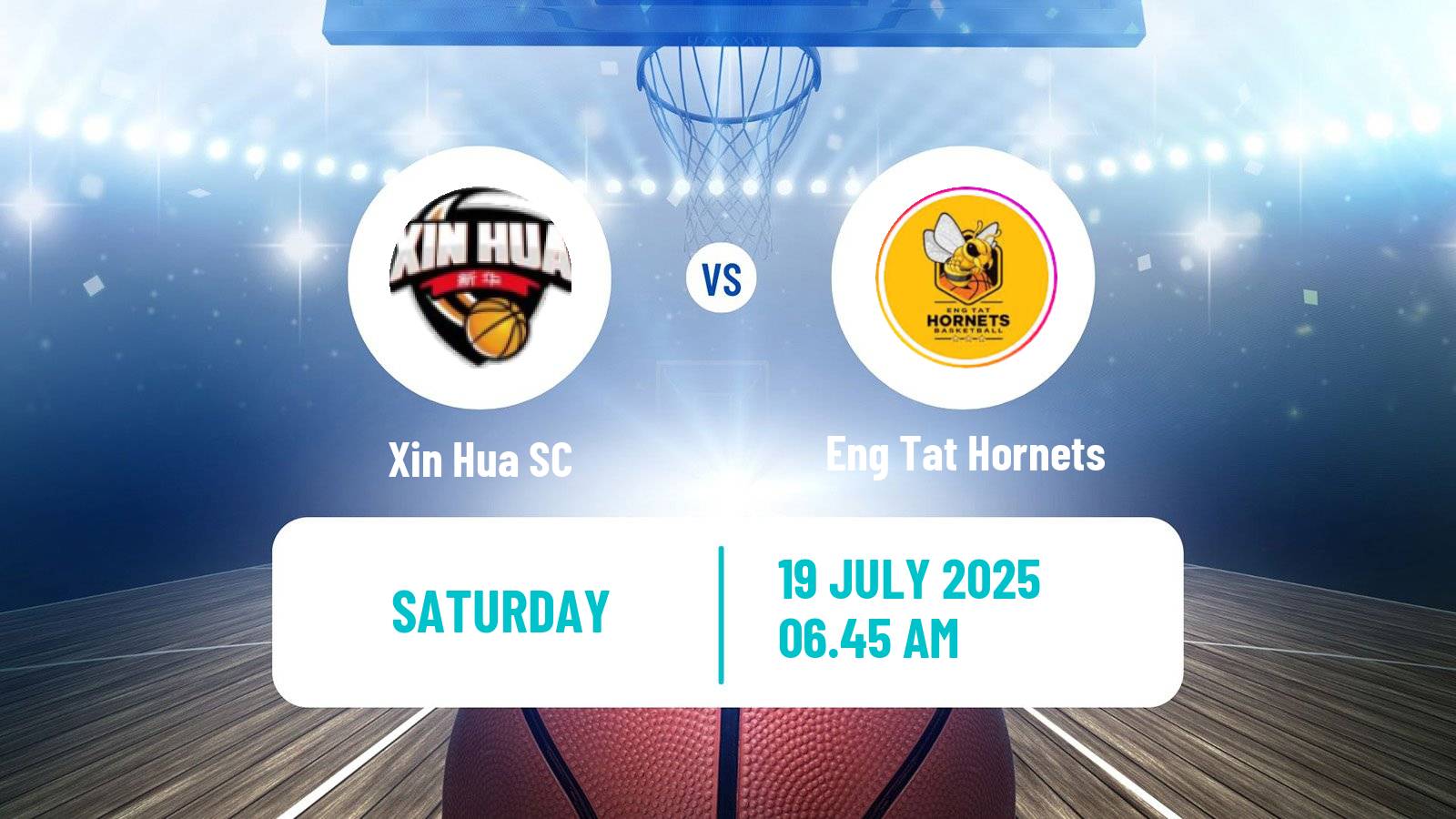 Basketball Singapore NBL Xin Hua - Eng Tat Hornets