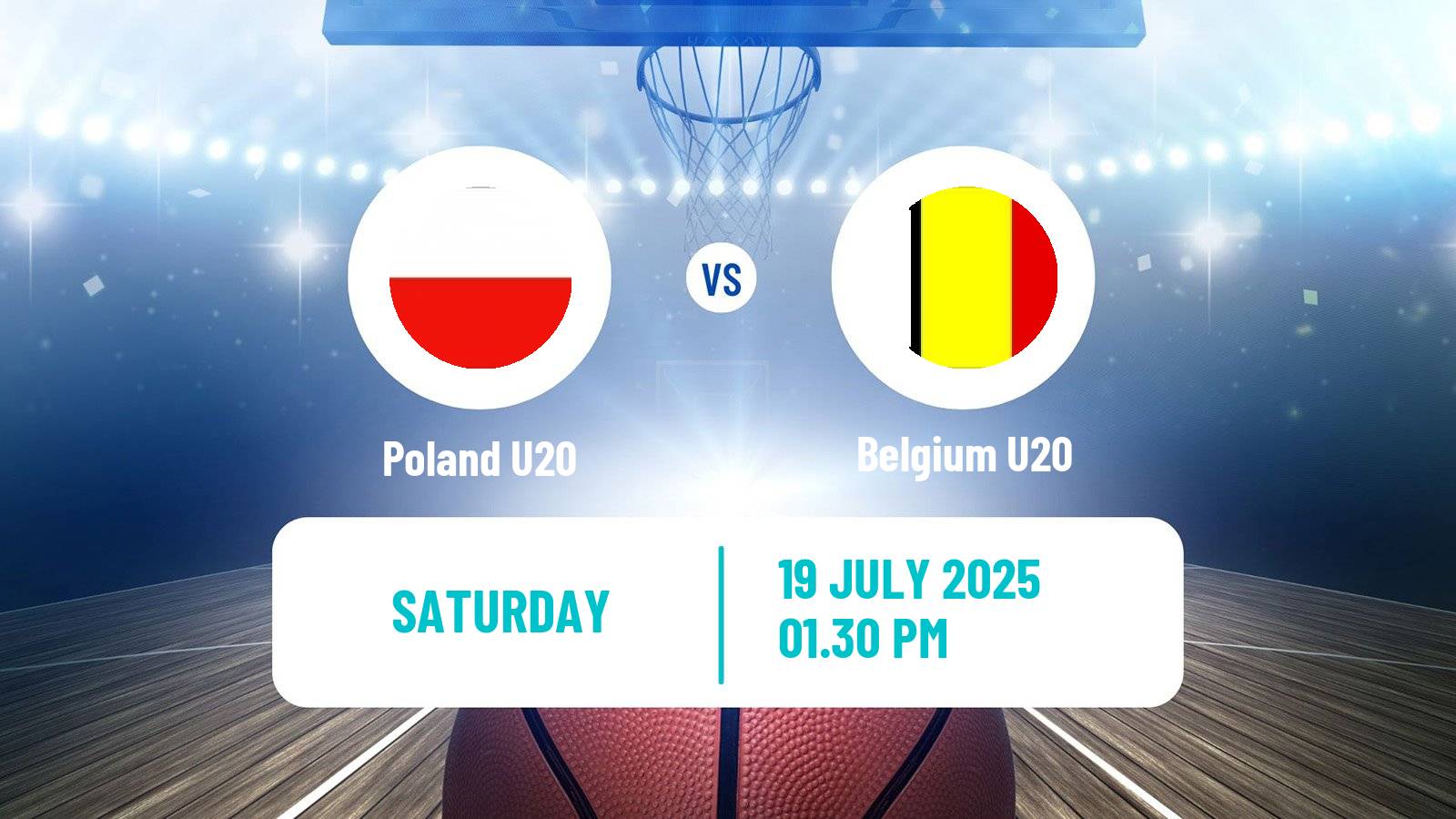 Basketball EuroBasket U20 Poland U20 - Belgium U20