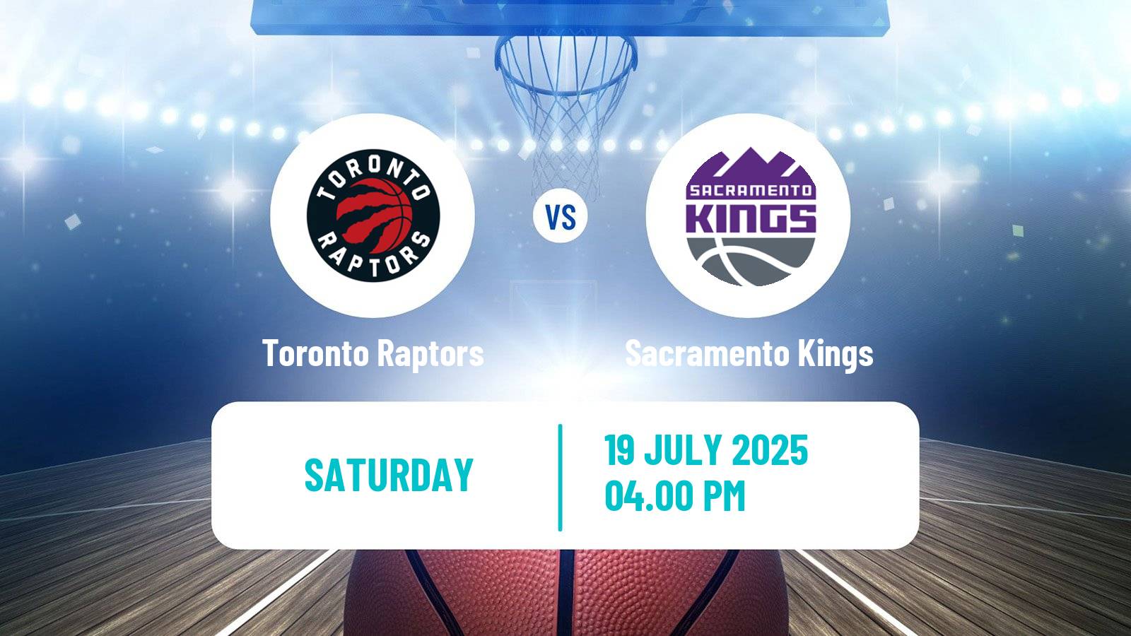 Basketball NBA Las Vegas Summer League Toronto Raptors - Sacramento Kings