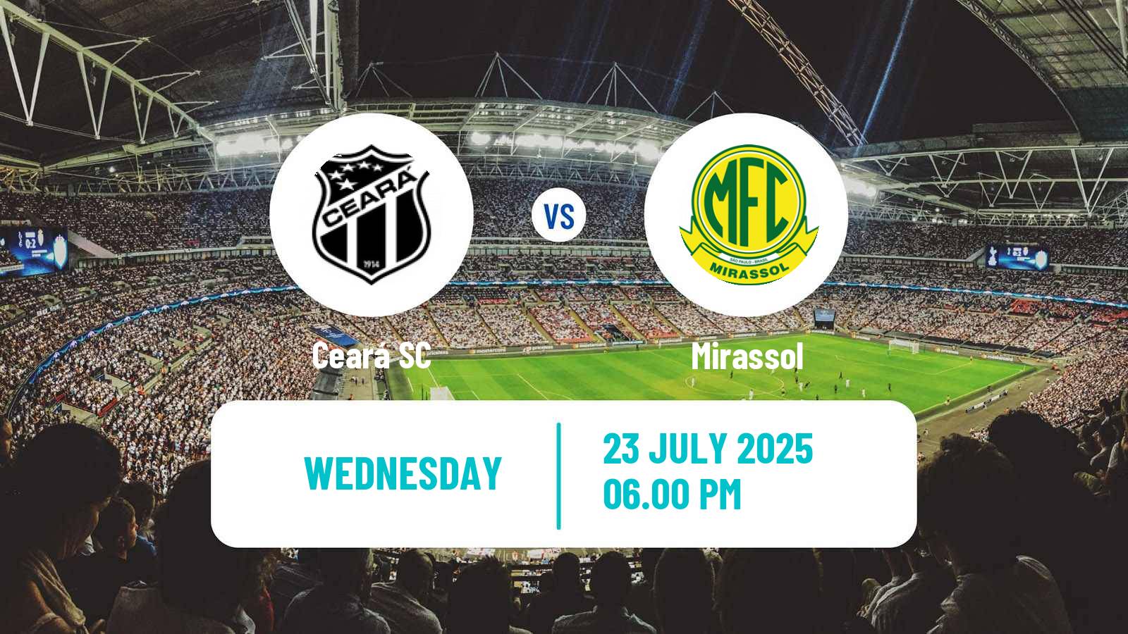 Soccer Brazilian Serie A Ceará - Mirassol