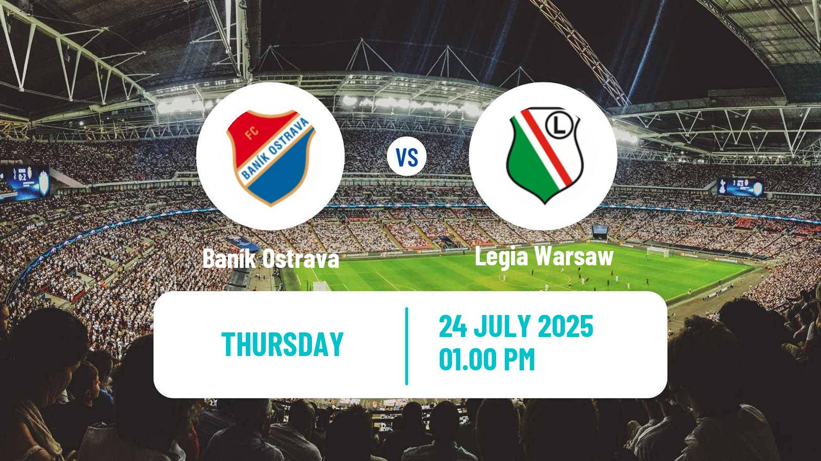 Soccer UEFA Europa League Baník Ostrava - Legia Warsaw