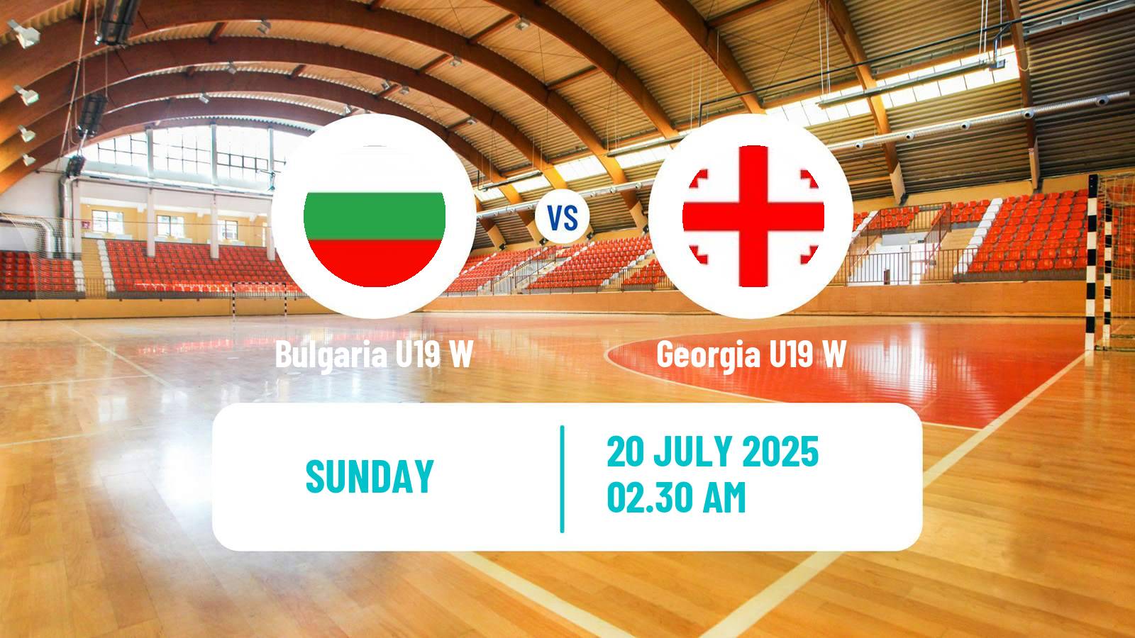 Handball European Championship U19 B Handball Women Bulgaria U19 W - Georgia U19 W