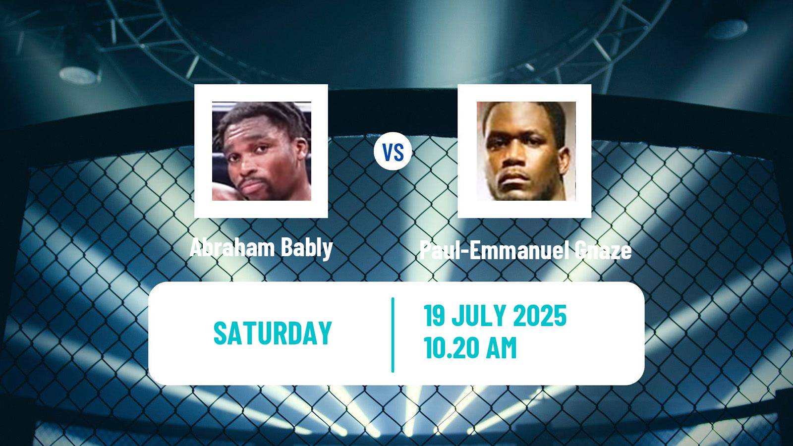 MMA Heavyweight Pfl Africa Tournament Men Abraham Bably - Paul-Emmanuel Gnaze
