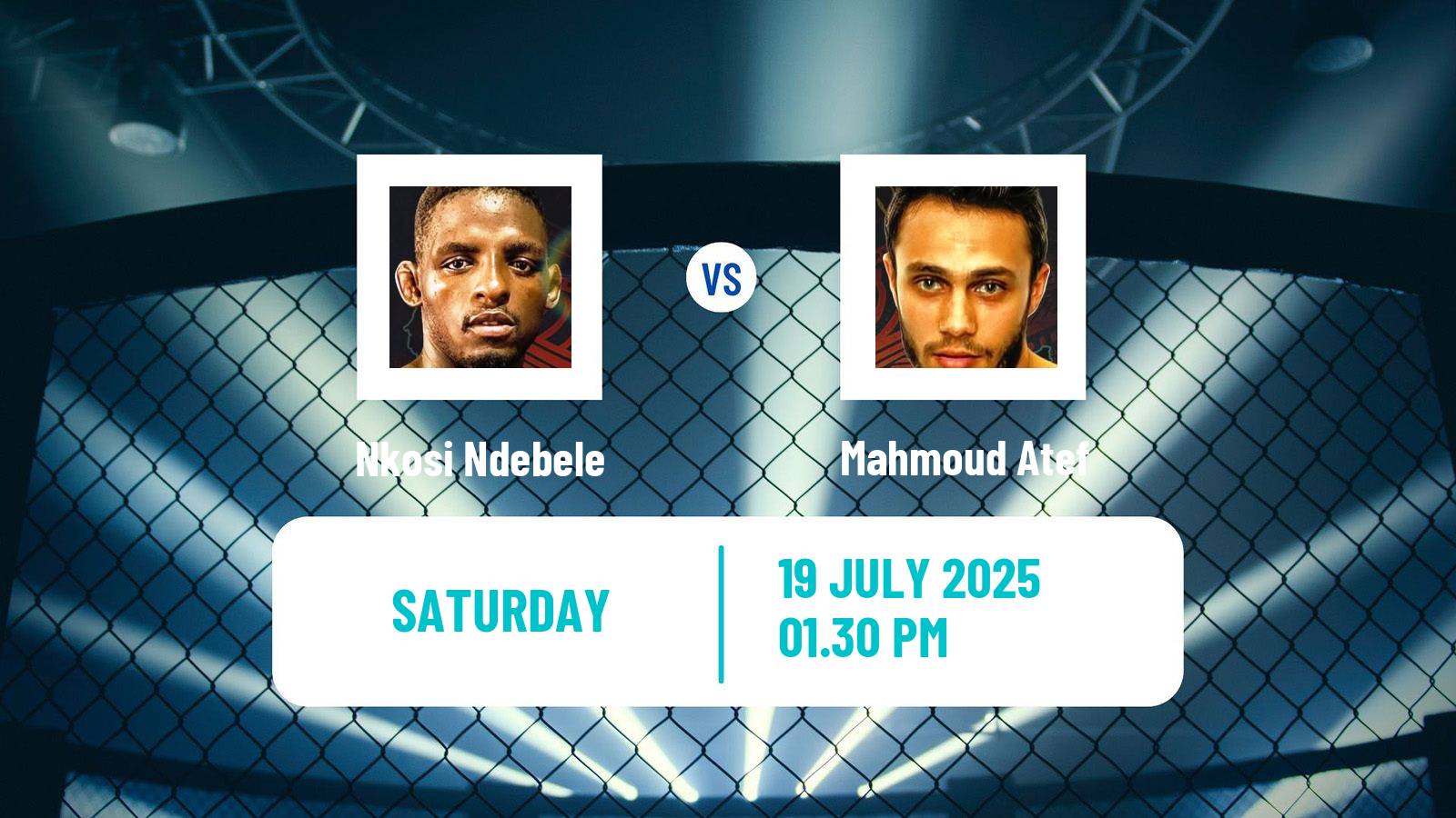 MMA Bantamweight Pfl Africa Tournament Men Nkosi Ndebele - Mahmoud Atef