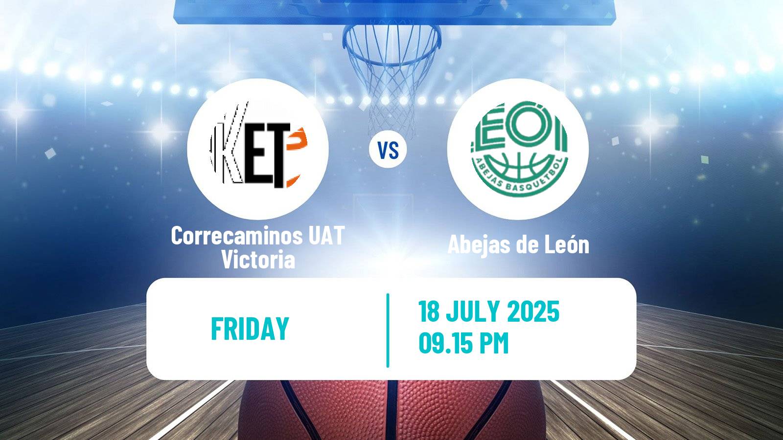 Basketball Mexican LNBP Correcaminos UAT Victoria - Abejas de León