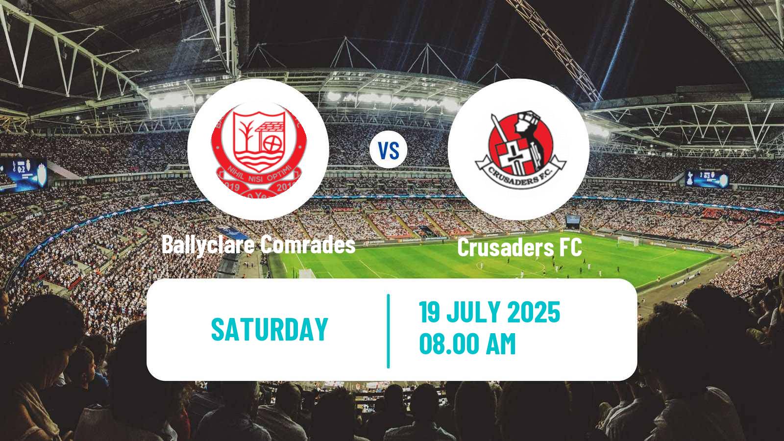 Soccer Club Friendly Ballyclare Comrades - Crusaders