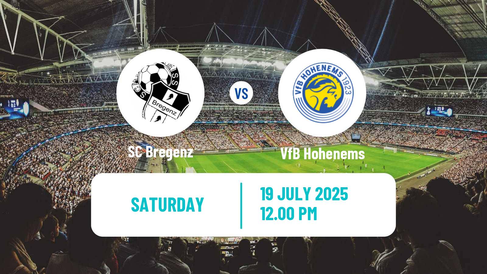 Soccer Club Friendly Bregenz - Hohenems