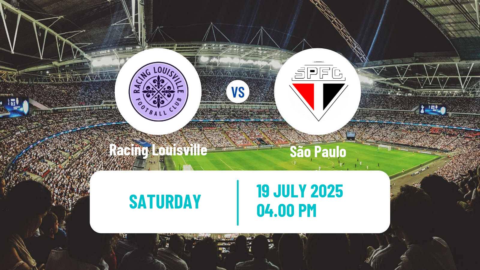 Soccer Club Friendly Women Racing Louisville - São Paulo
