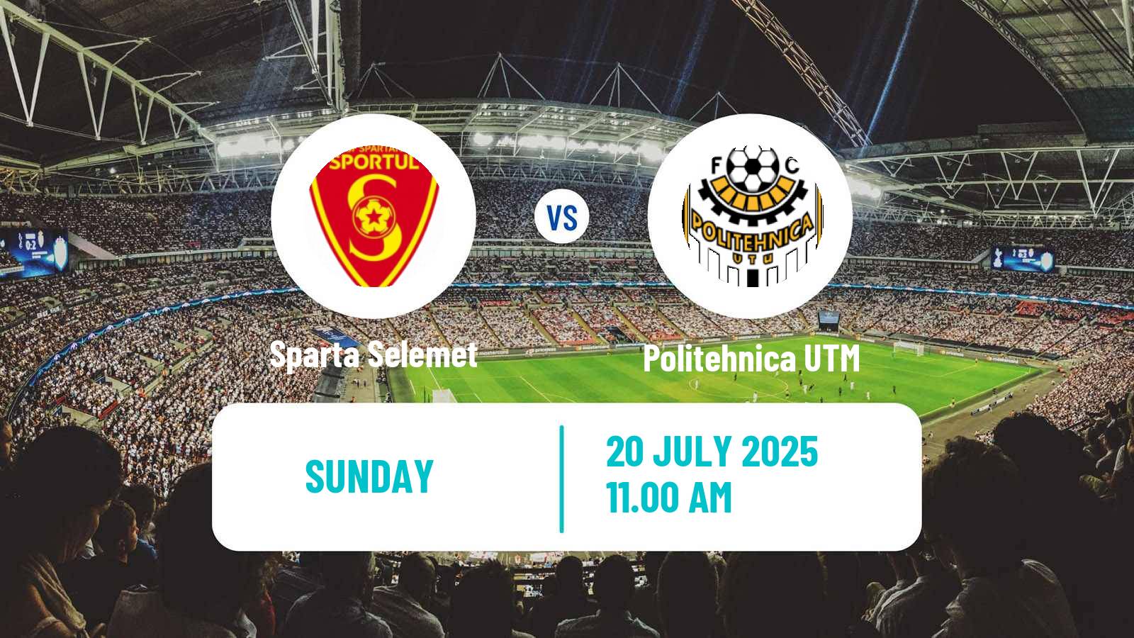 Soccer Moldovan Super Liga Sparta Selemet - Politehnica UTM