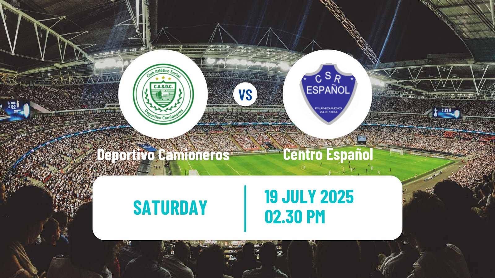 Soccer Argentinian Primera C Deportivo Camioneros - Centro Español