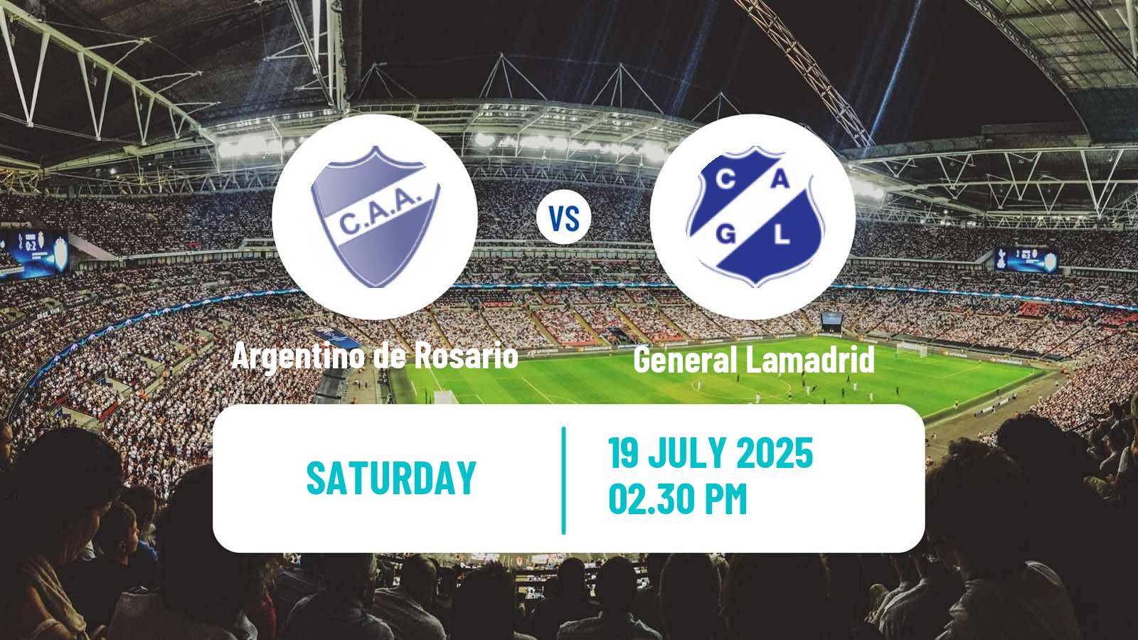 Soccer Argentinian Primera C Argentino de Rosario - General Lamadrid