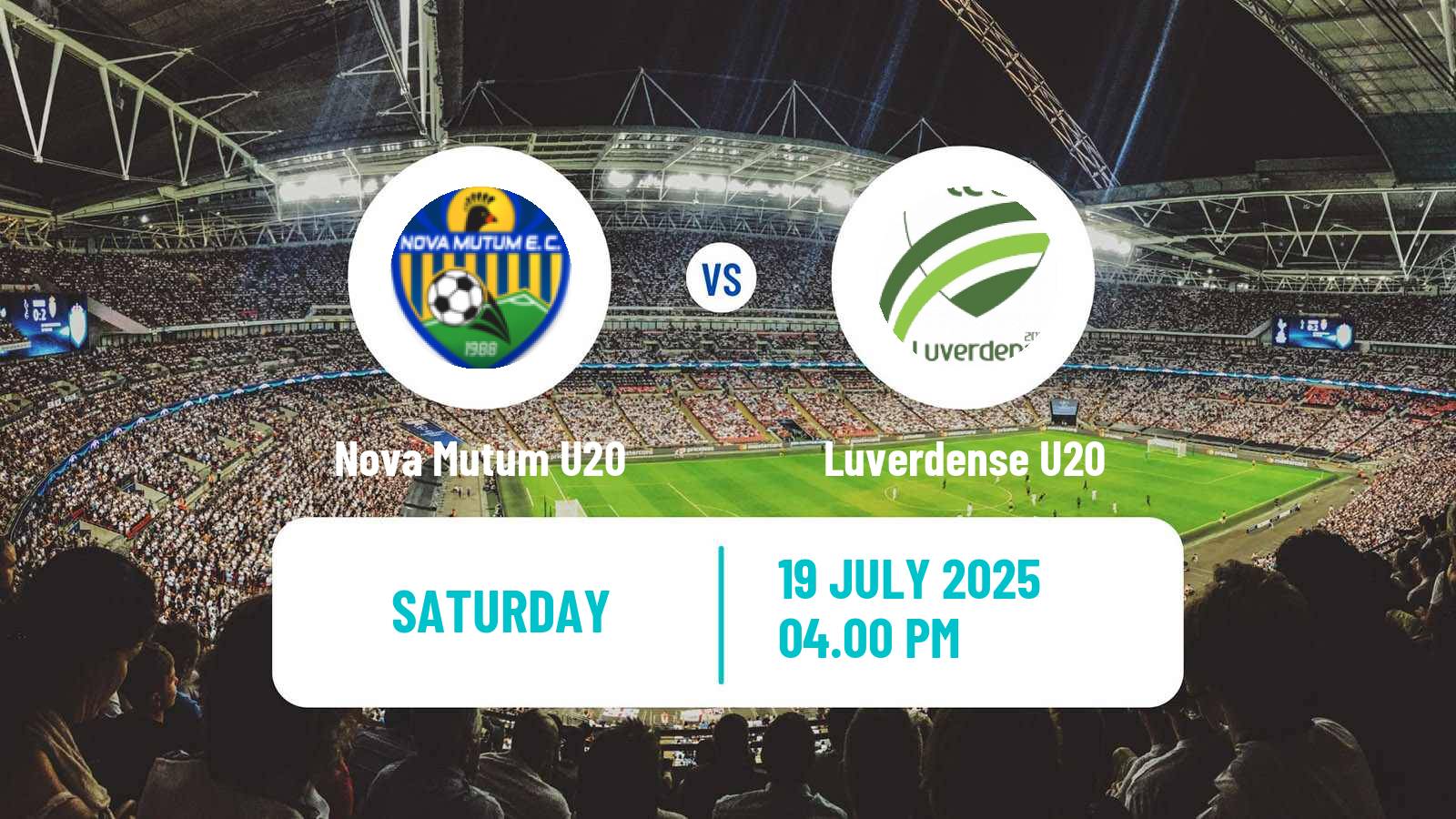Soccer Brazilian Matogrossense U20 Nova Mutum U20 - Luverdense U20