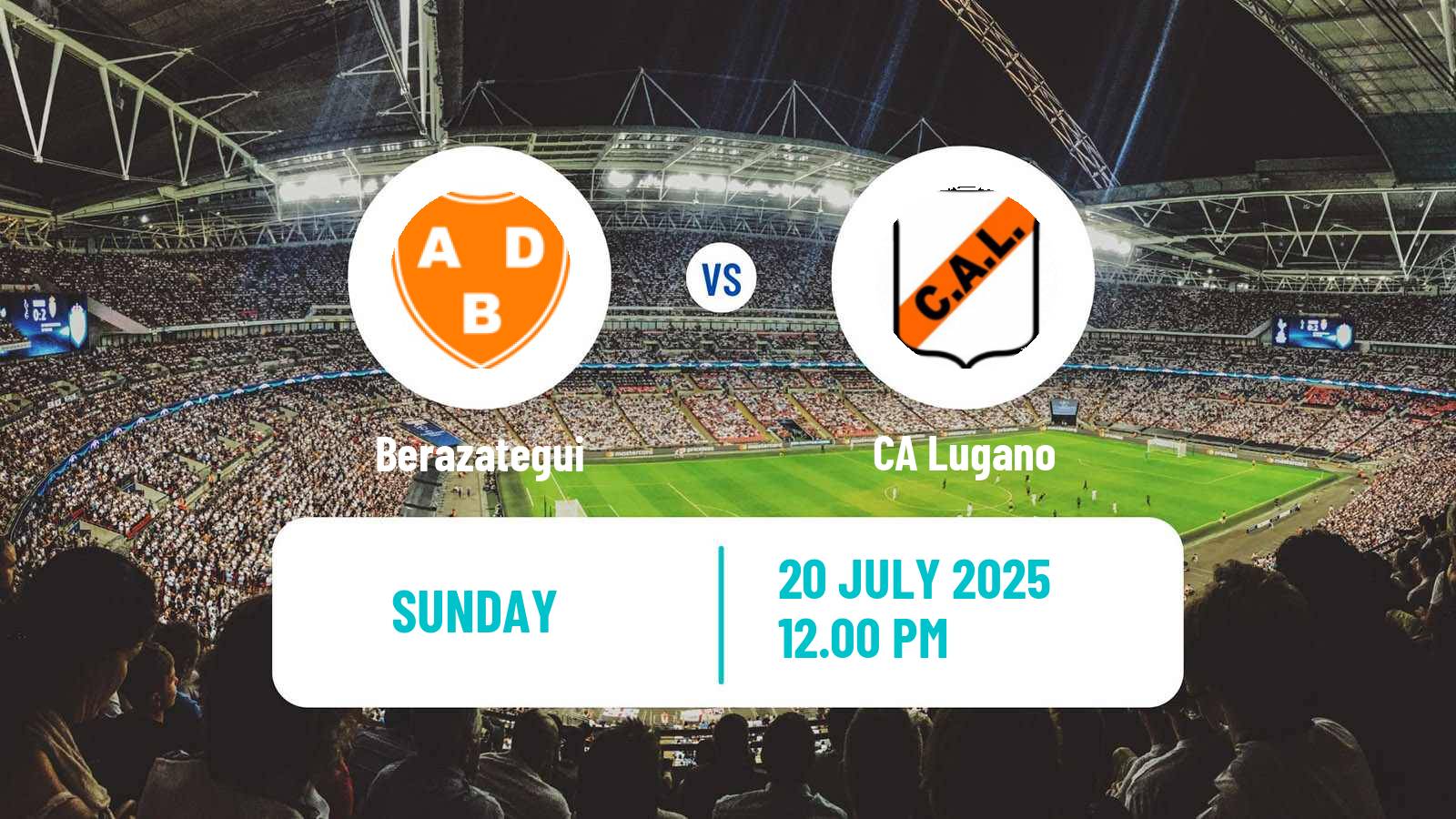 Soccer Argentinian Primera C Berazategui - Lugano