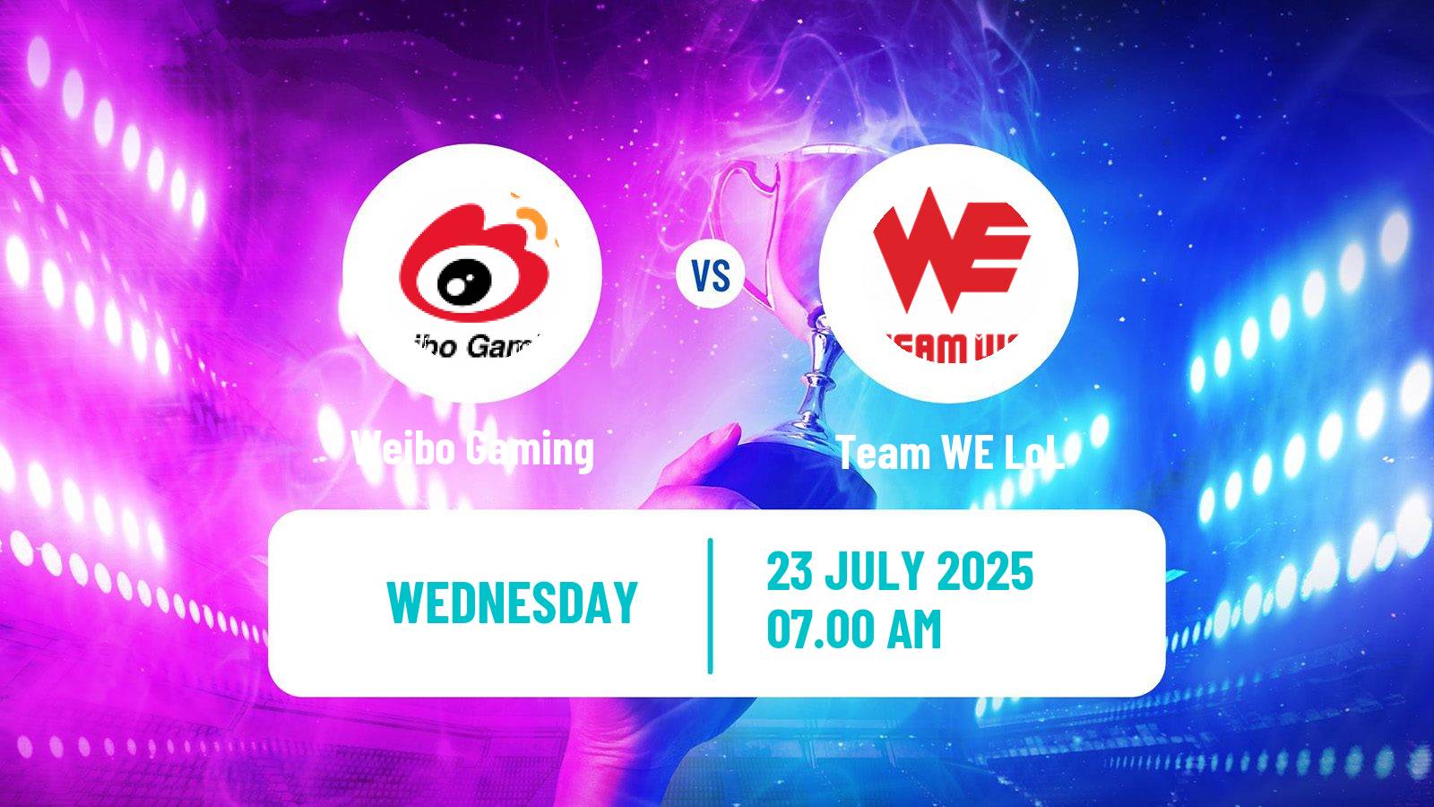 Esports League Of Legends Lpl Weibo Gaming - Team WE
