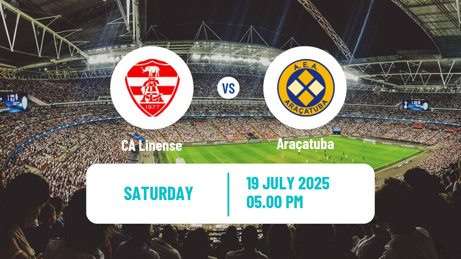 Soccer Brazilian Copa Paulista Linense - Araçatuba