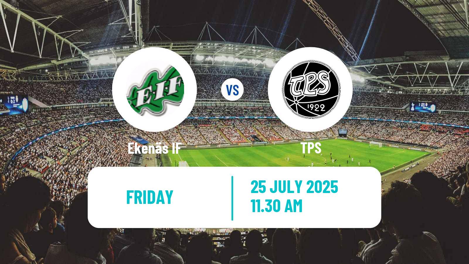 Soccer Finnish Ykkosliiga Ekenäs - TPS