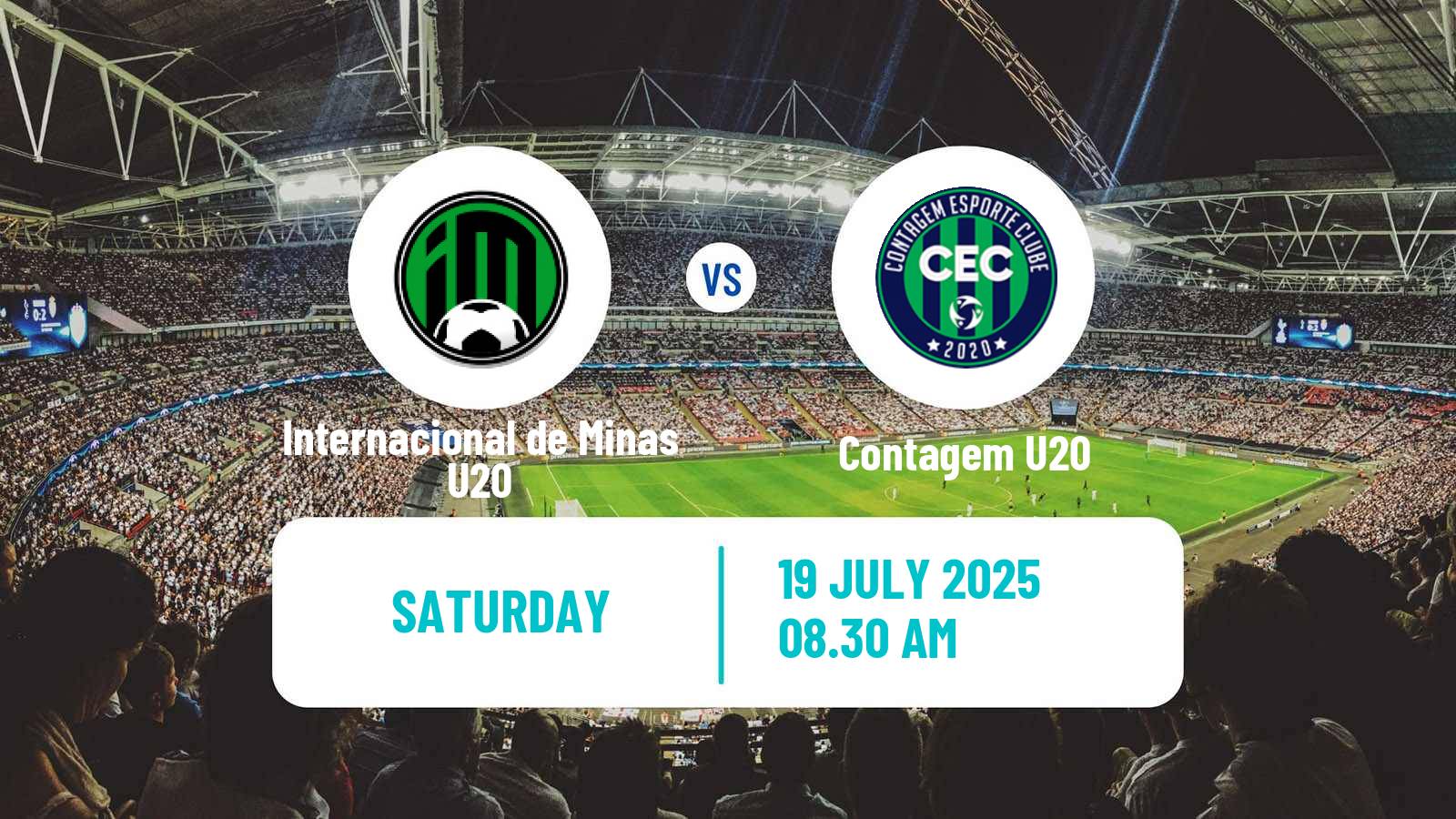 Soccer Brazilian Mineiro U20 Internacional de Minas U20 - Contagem U20