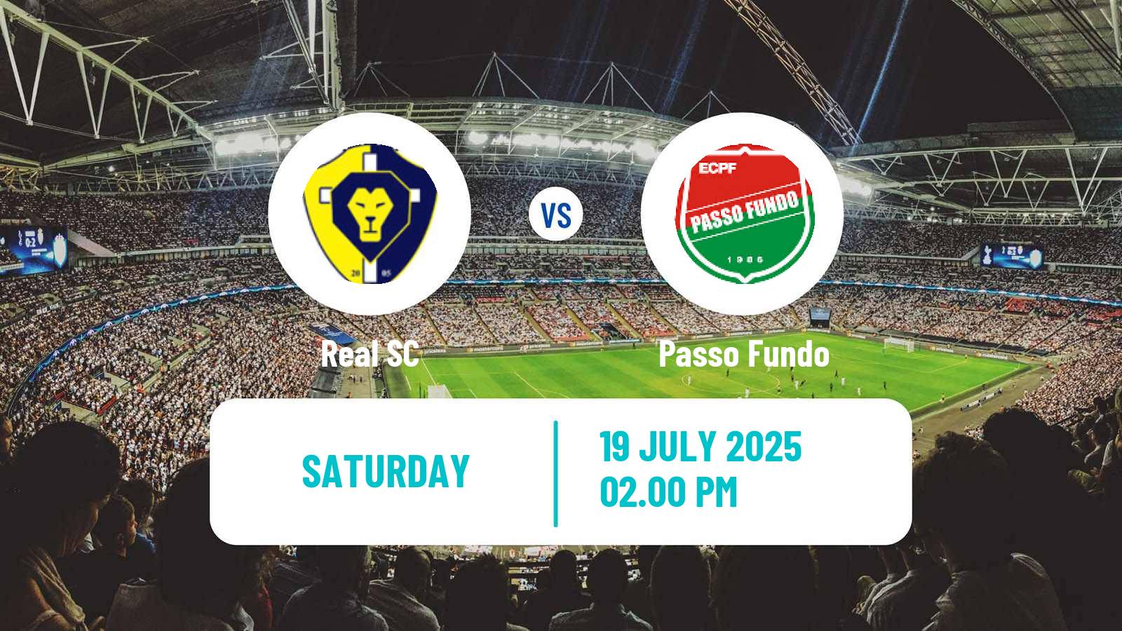 Soccer Brazilian Campeonato Gaucho 2 Real SC - Passo Fundo