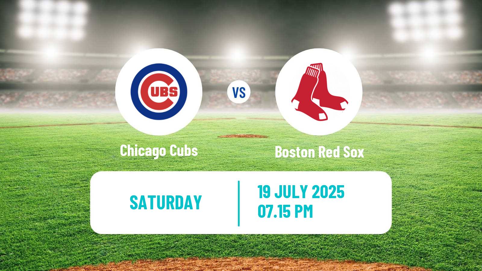 Baseball MLB Chicago Cubs - Boston Red Sox
