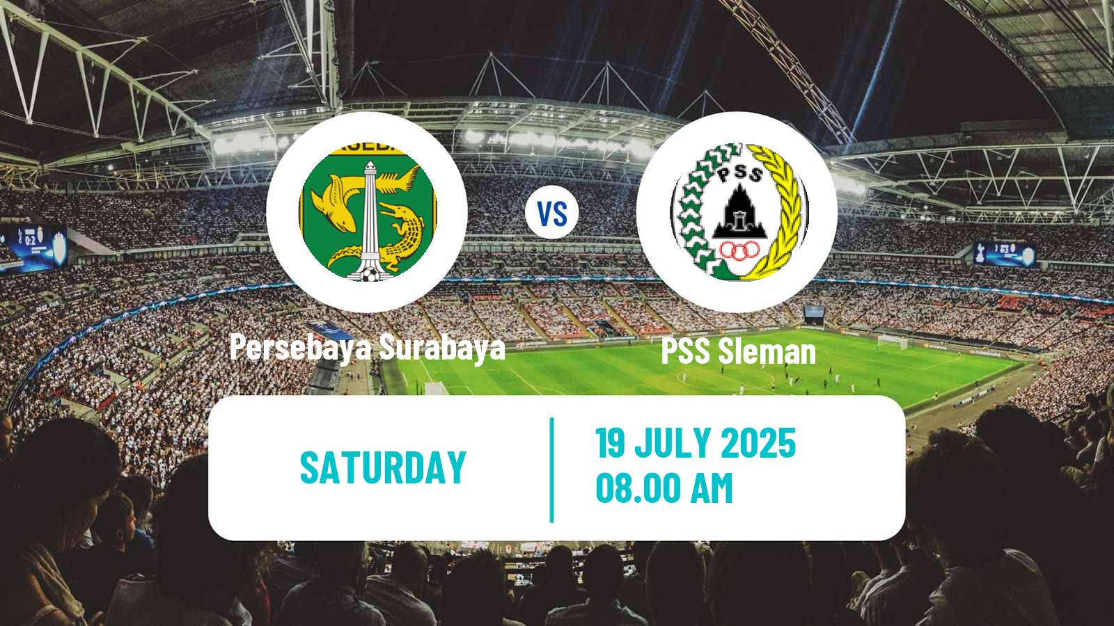Soccer Club Friendly Persebaya Surabaya - PSS Sleman