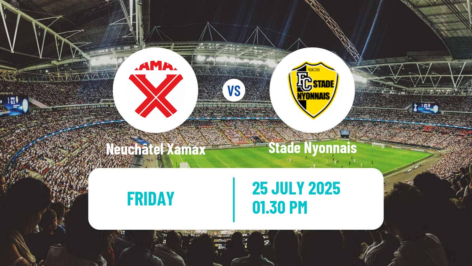 Soccer Swiss Challenge League Neuchâtel Xamax - Stade Nyonnais