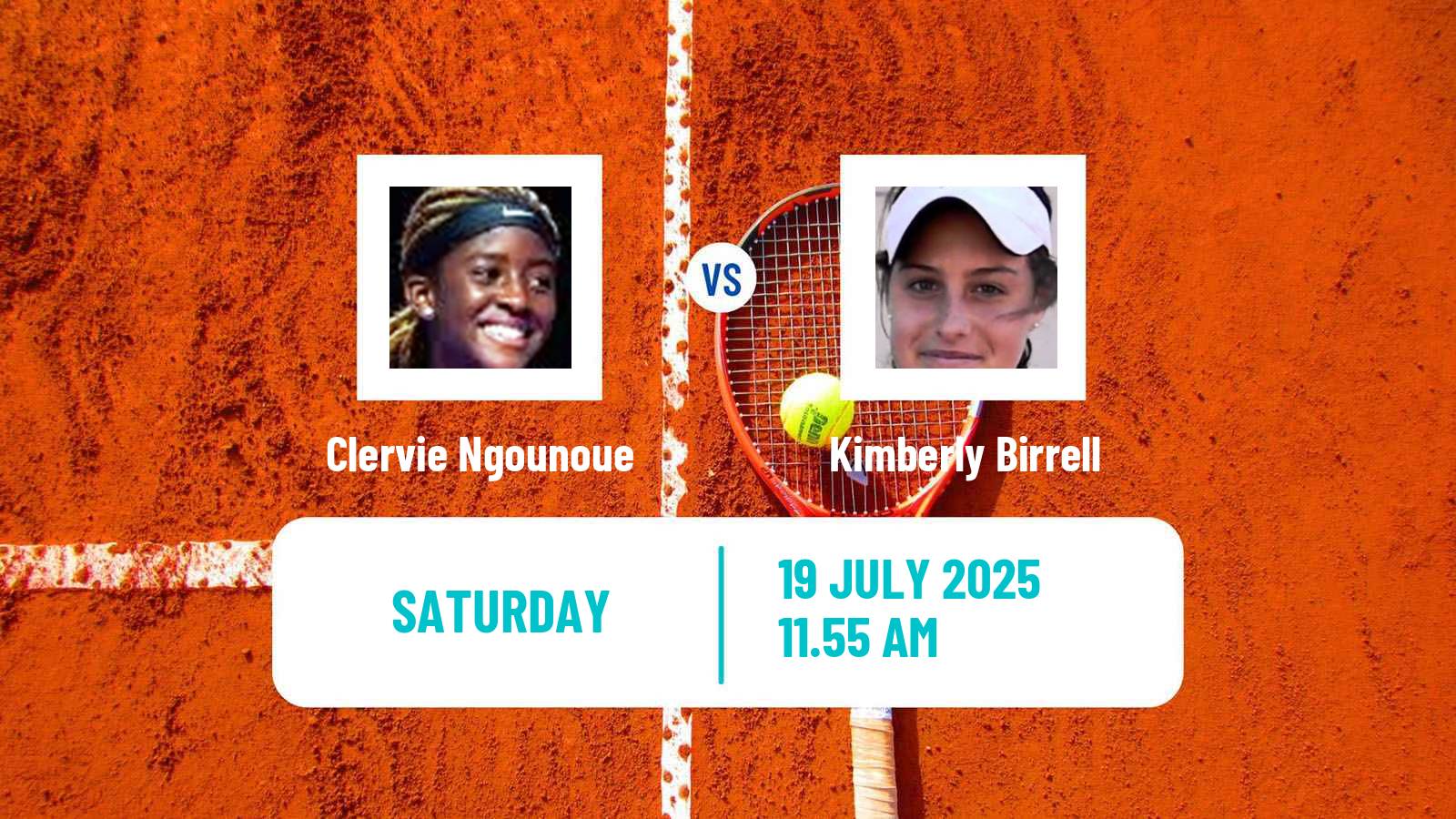 Tennis WTA Washington Clervie Ngounoue - Kimberly Birrell