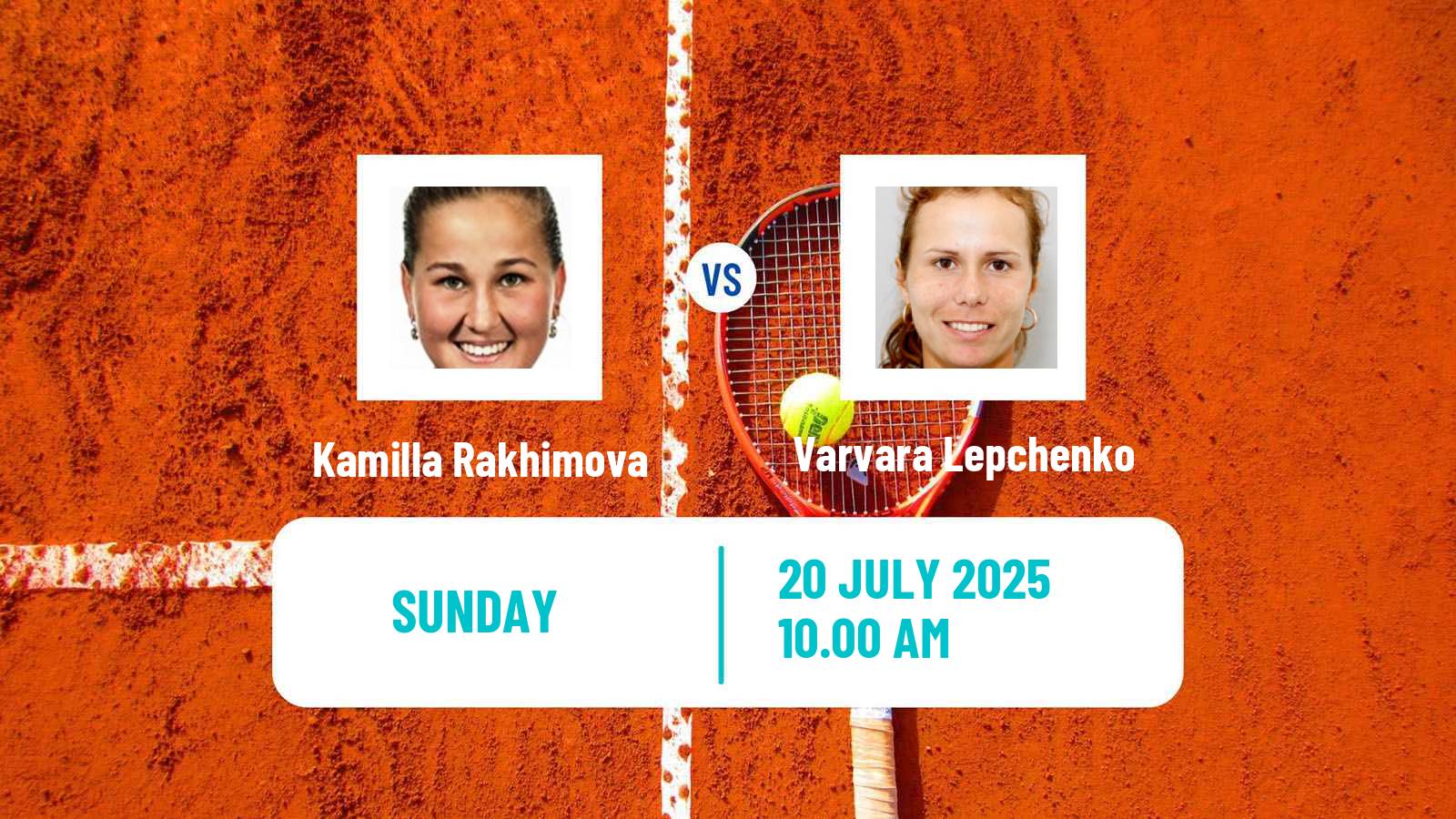 Tennis WTA Washington Kamilla Rakhimova - Varvara Lepchenko