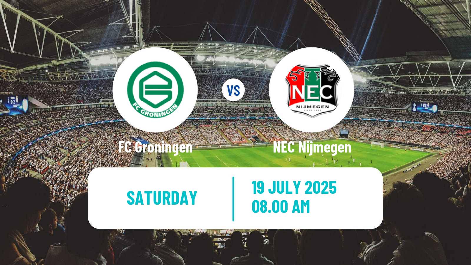 Soccer Club Friendly Groningen - NEC Nijmegen