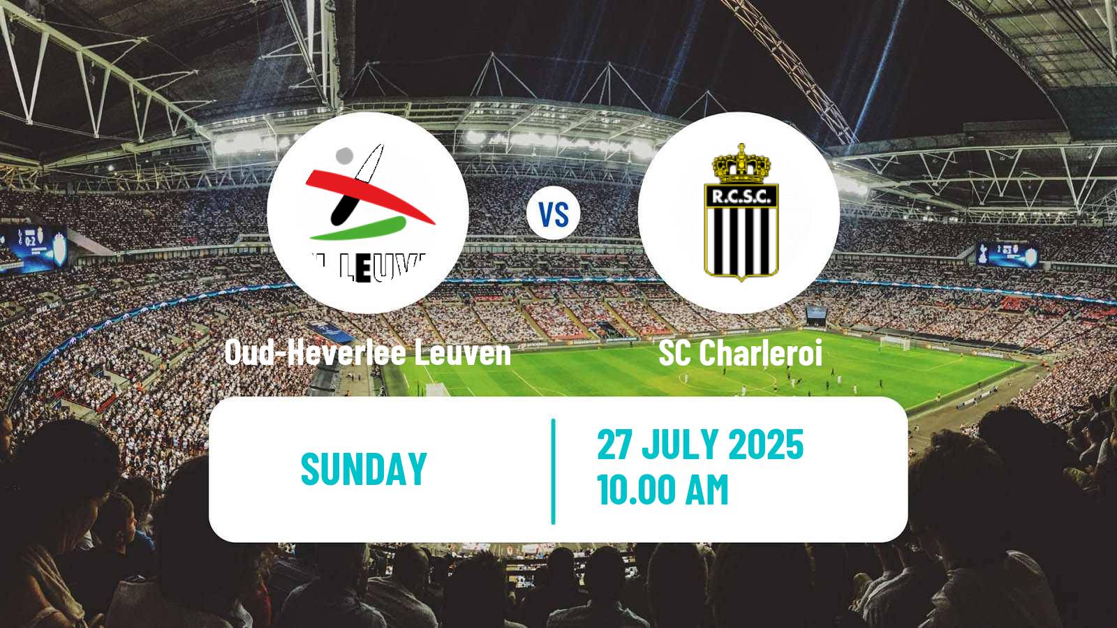 Soccer Belgian Jupiler Pro League Oud-Heverlee Leuven - Charleroi