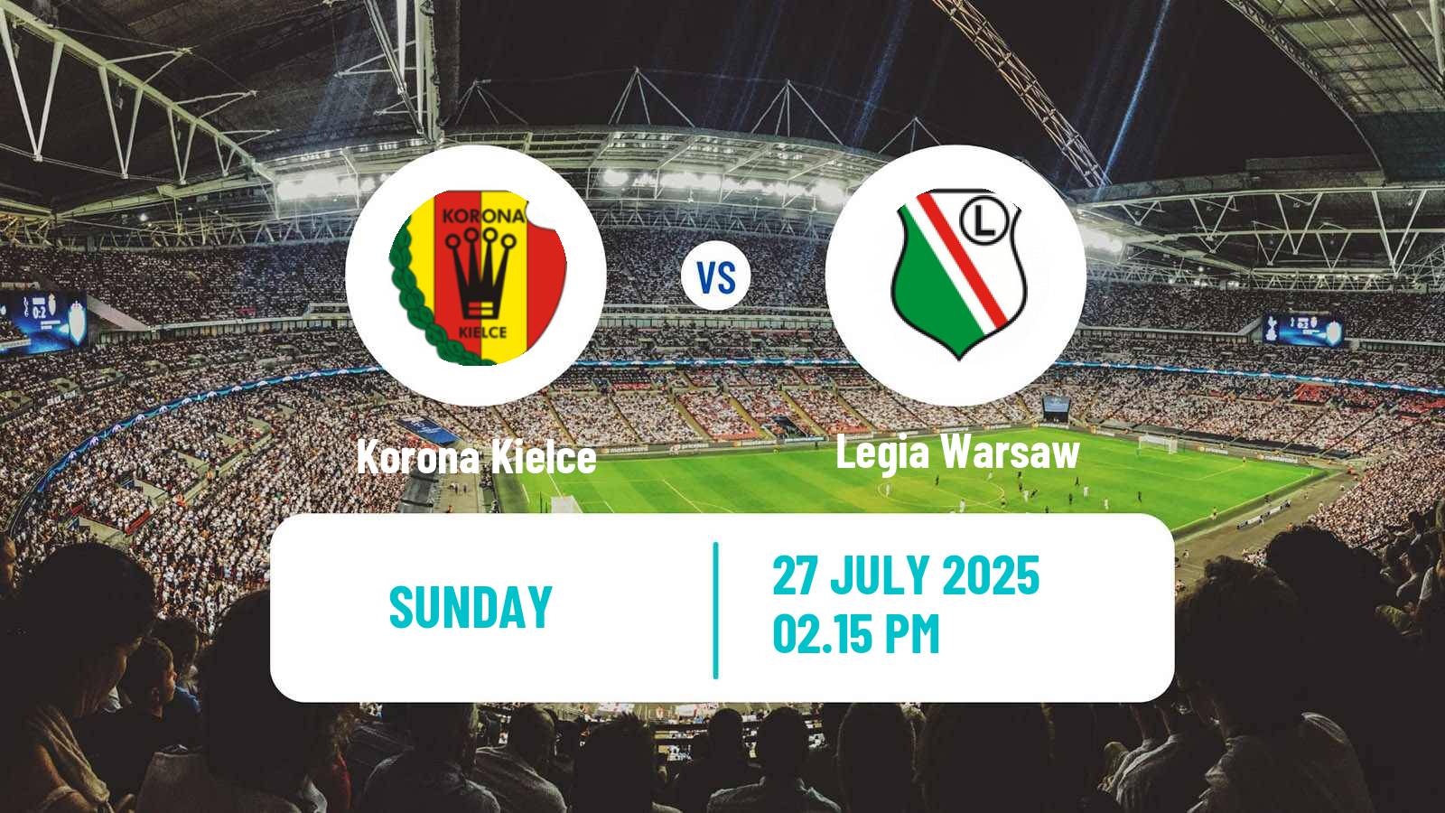 Soccer Polish Ekstraklasa Korona Kielce - Legia Warsaw