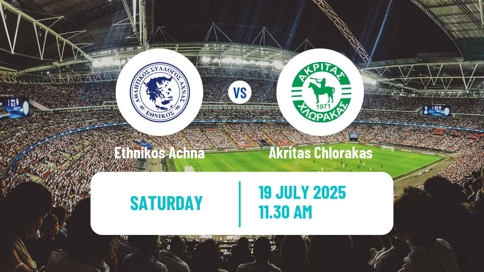 Soccer Club Friendly Ethnikos Achna - Akritas Chlorakas