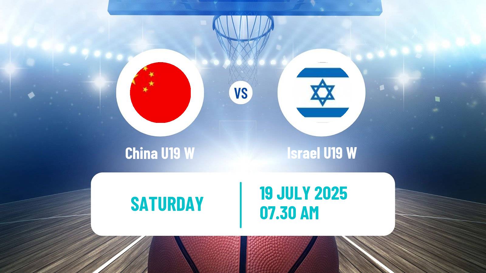 Basketball World Championship U19 Basketball Women China U19 W - Israel U19 W