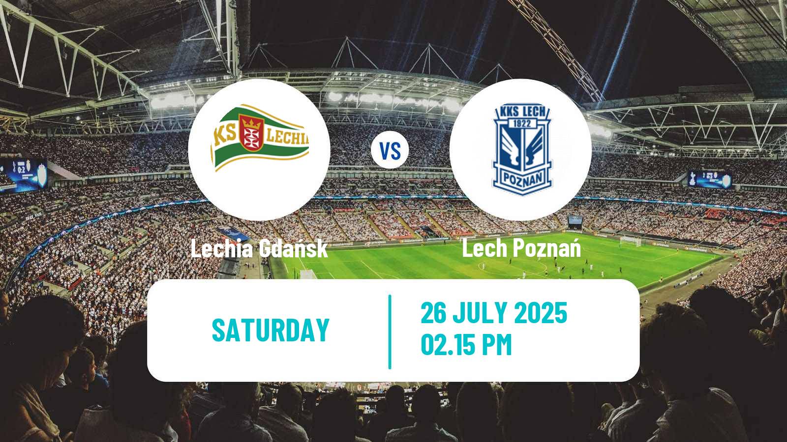 Soccer Polish Ekstraklasa Lechia Gdańsk - Lech Poznań