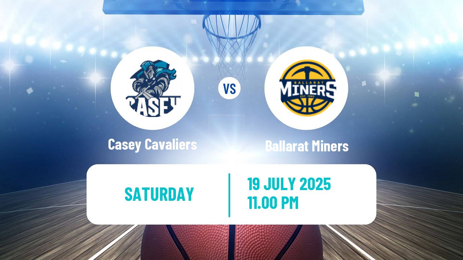 Basketball Australian NBL1 South Women Casey Cavaliers - Ballarat Miners