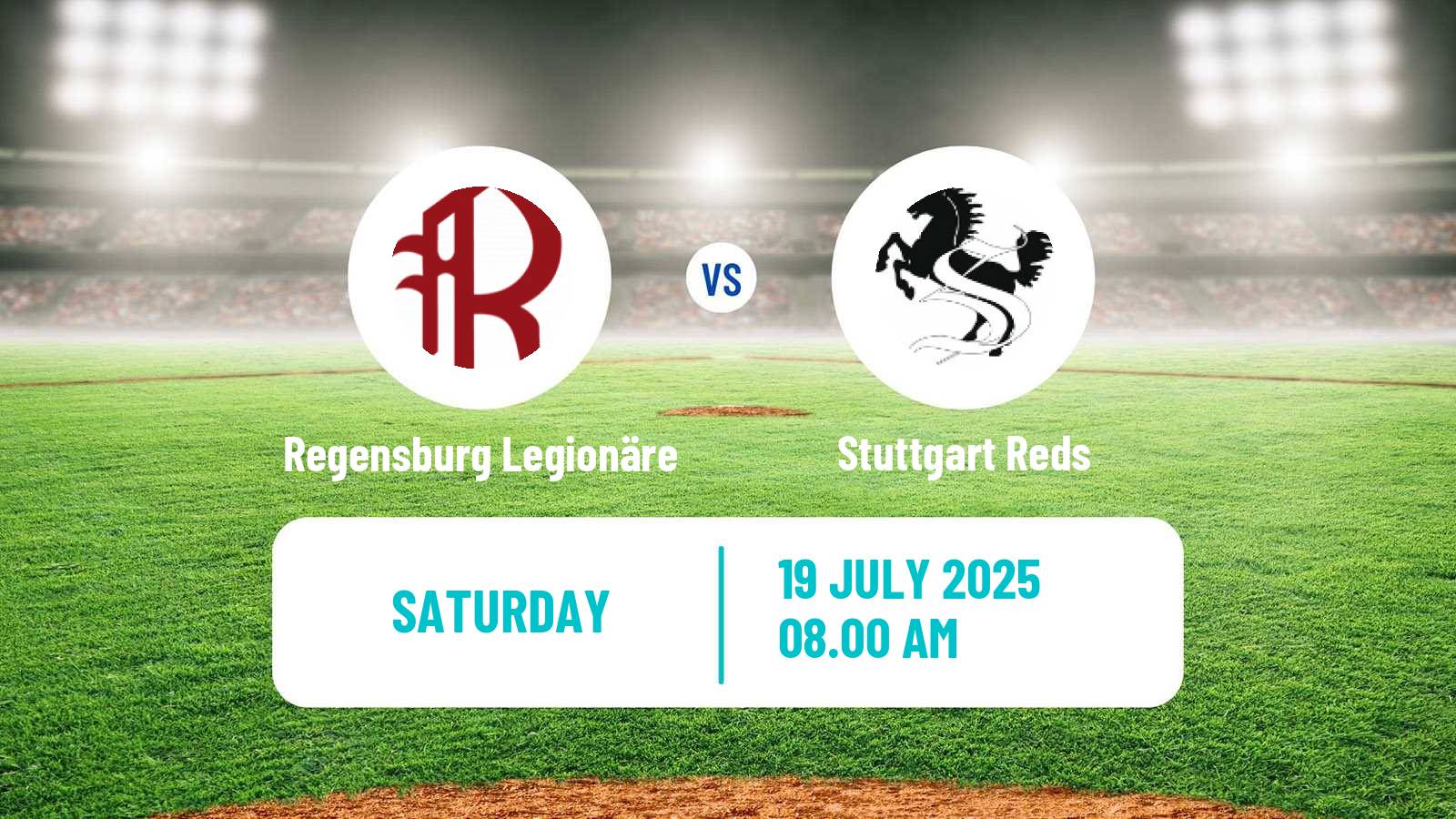 Baseball German Bundesliga South Baseball Regensburg Legionäre - Stuttgart Reds