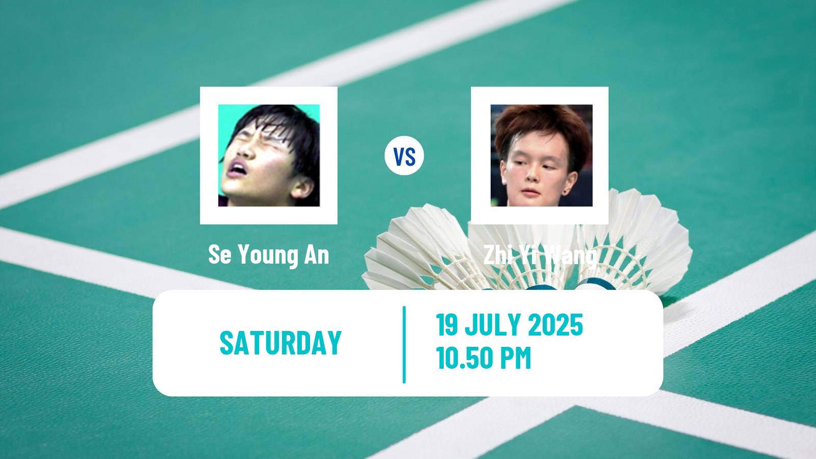 Badminton BWF World Tour Japan Open Women Se Young An - Zhi Yi Wang