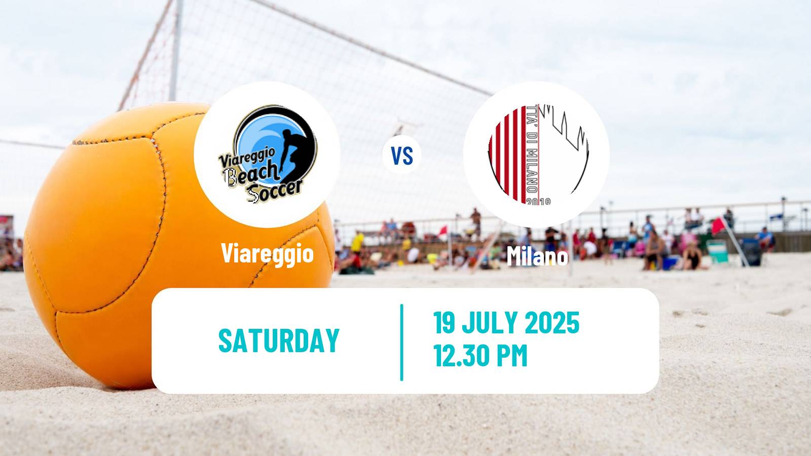 Beach soccer Serie A Viareggio - Milano