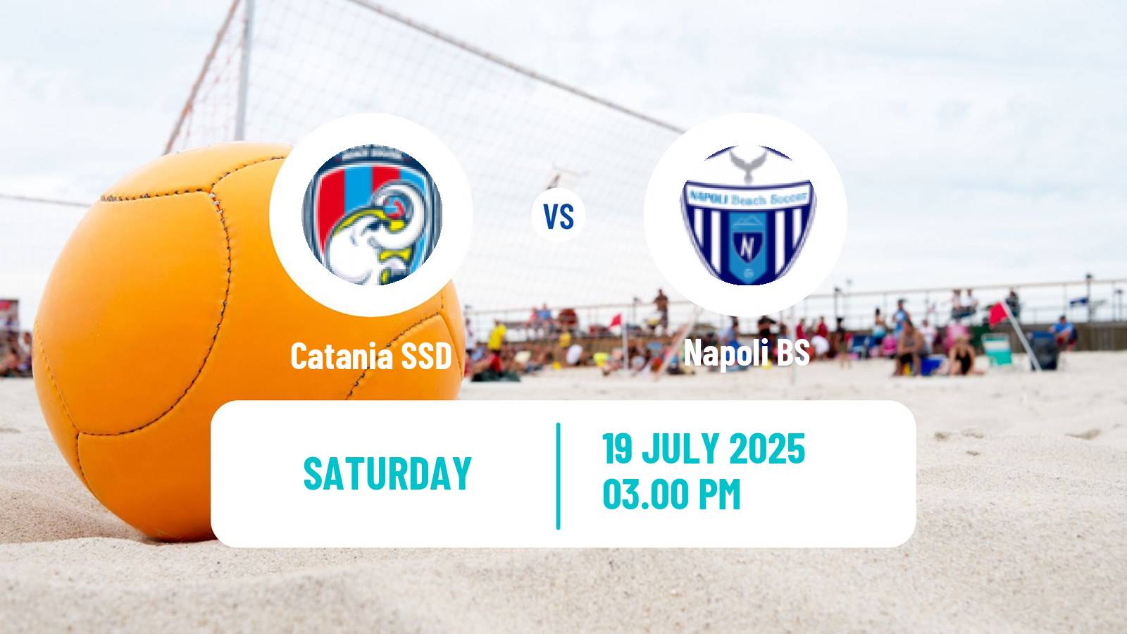 Beach soccer Serie A Catania SSD - Napoli BS