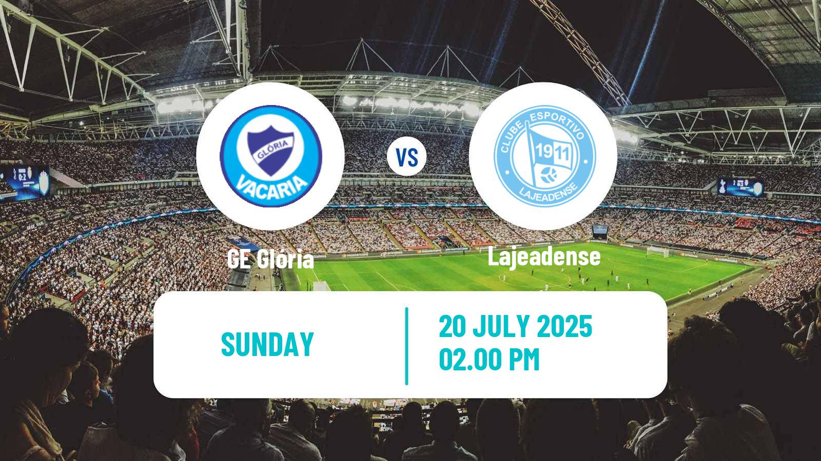 Soccer Brazilian Campeonato Gaucho 2 GE Glória - Lajeadense