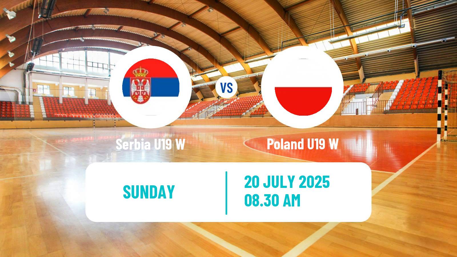 Handball European Championship U19 Handball Women Serbia U19 W - Poland U19 W