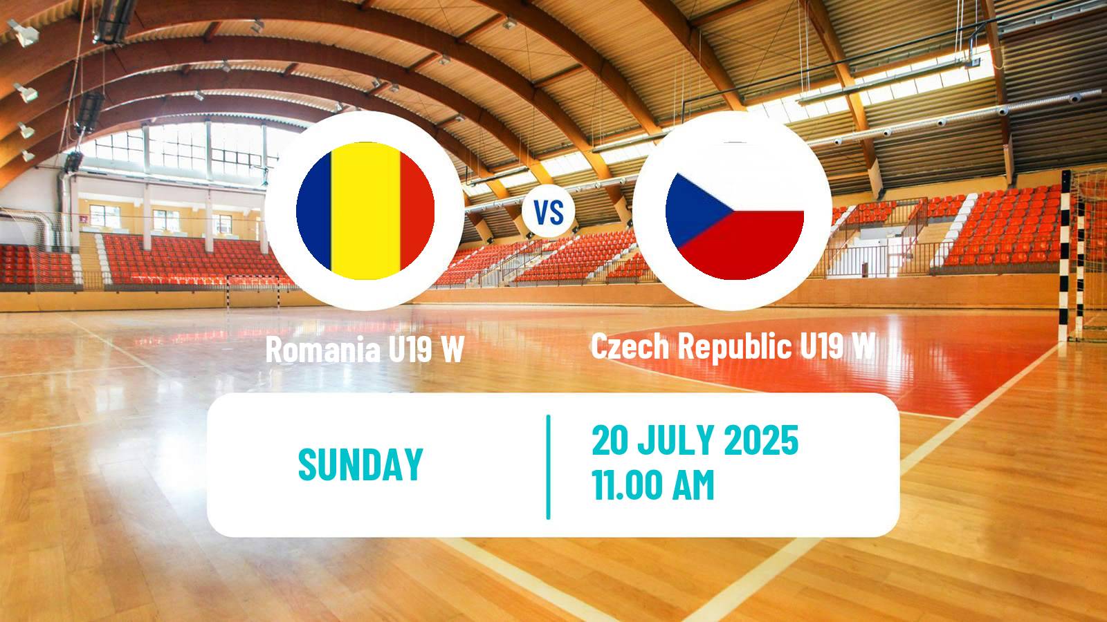 Handball European Championship U19 Handball Women Romania U19 W - Czech Republic U19 W
