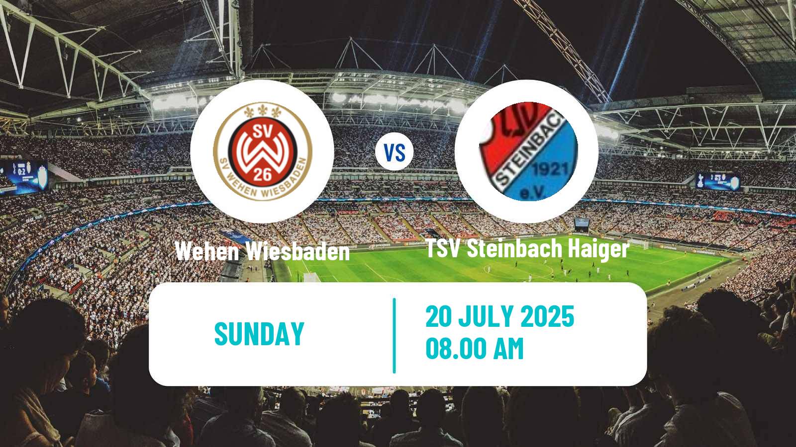 Soccer Club Friendly Wehen Wiesbaden - TSV Steinbach Haiger