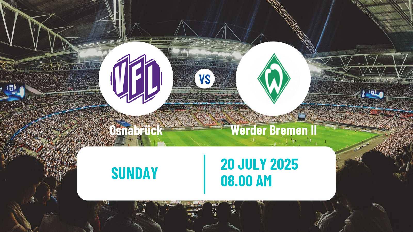 Soccer Club Friendly Osnabrück - Werder Bremen II